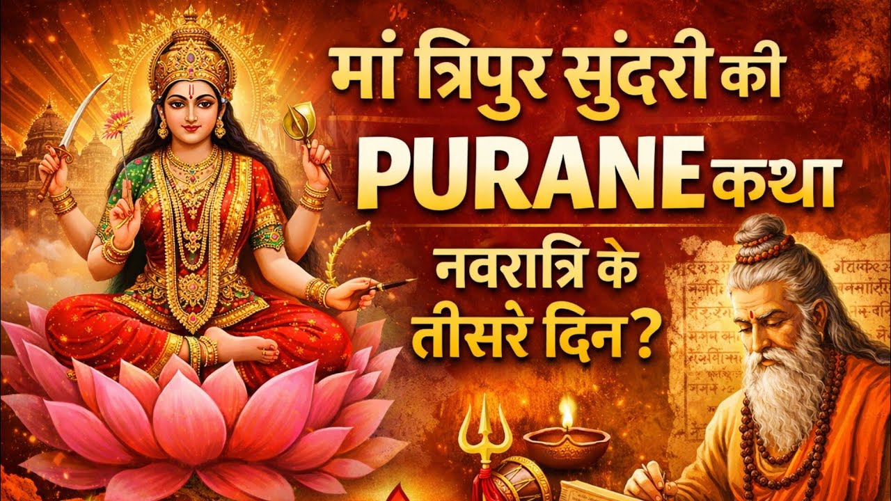 गुप्त नवरात्रि के तीसरे दिन मां त्रिपुर सुंदरी की कथा | Gupt Navratri | Tripura Sundari | Mahavidya