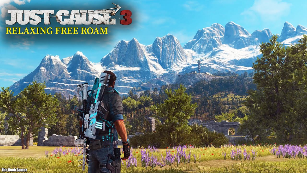 Just Cause 3 - Medici Island Relaxing Free Roam with Ambient Sound