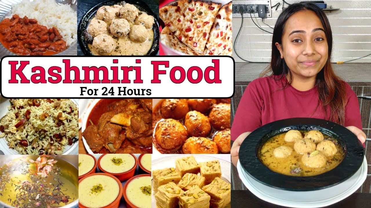 I only ate KASHMIRI FOOD for 24 Hours | Food Challenge | Eating all Kashmiri Dishes