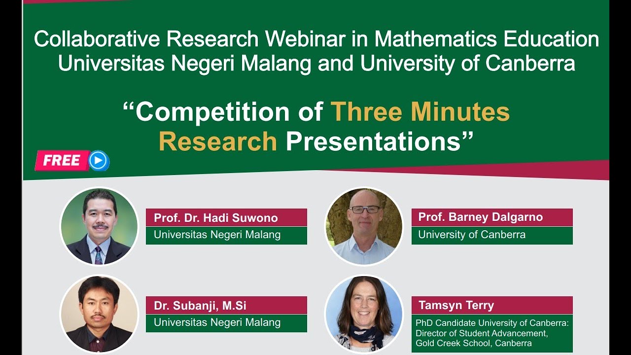 Collaborative Research Webinar in Mathematics Education UM and UC