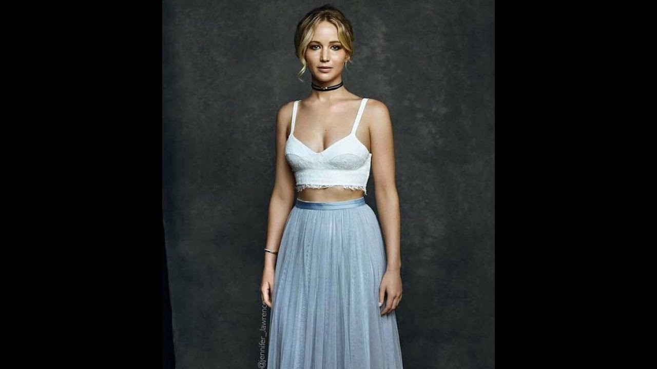 Jennifer Lawrence behind the scenes of Photoshoot || AEV