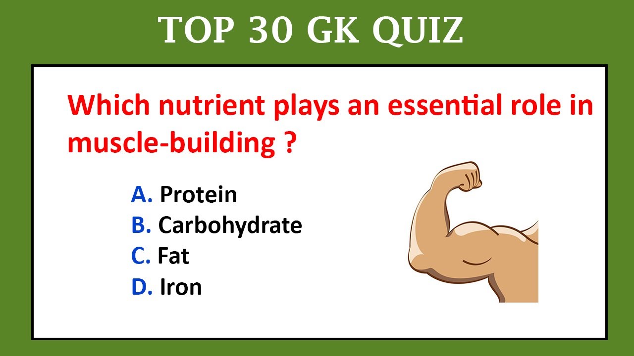 TOP 30 GENERAL KNOWLEDGE QUESTION ANSWERS | GK MCQ | GK mcqs for Competitive exams | Simple gk quiz