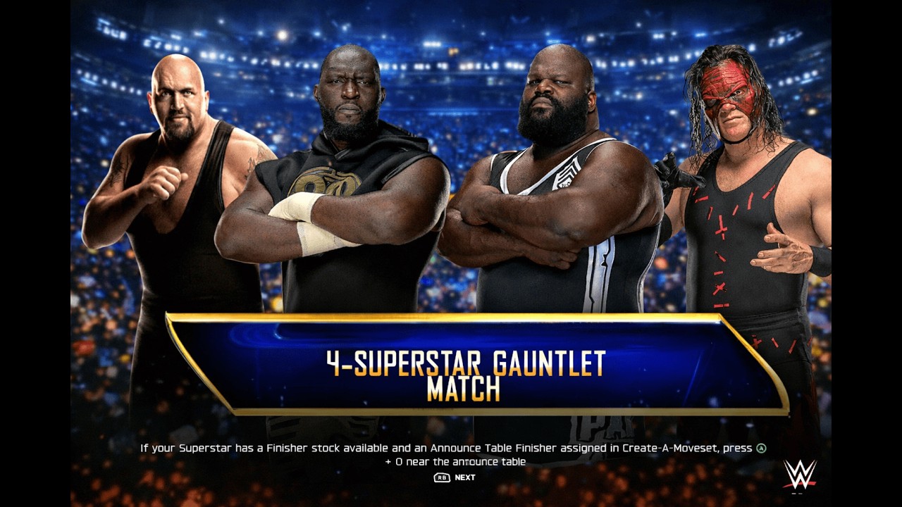 WWE 2K25 — Марк Генри против Омоса против Биг Шоу — Испытание сильнейшего человека в мире!