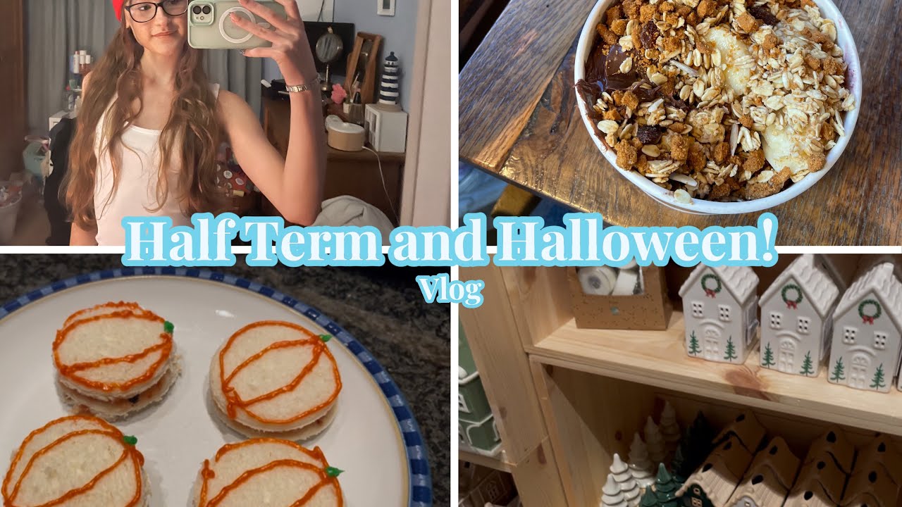 Vlog: HALF TERM AND HALLOWEEN 🍁🍂🎃