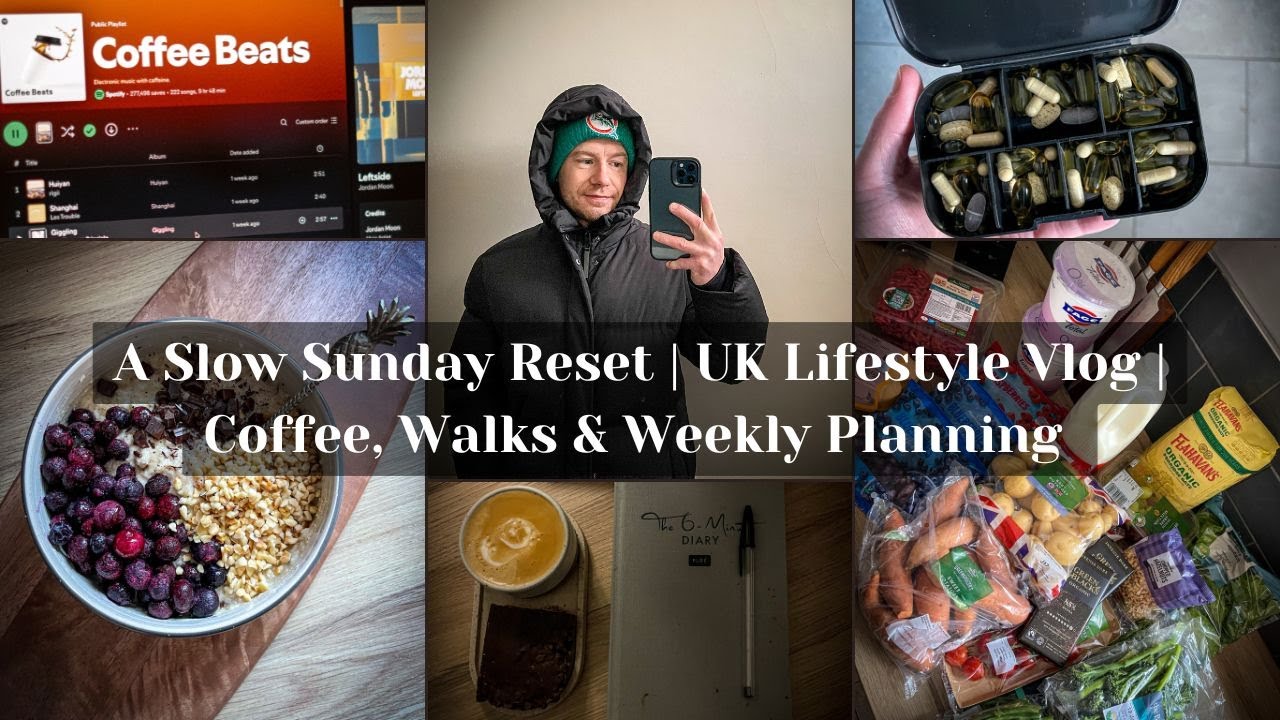 A Slow Sunday Reset | UK Lifestyle Vlog | Coffee, Walks & Weekly Planning