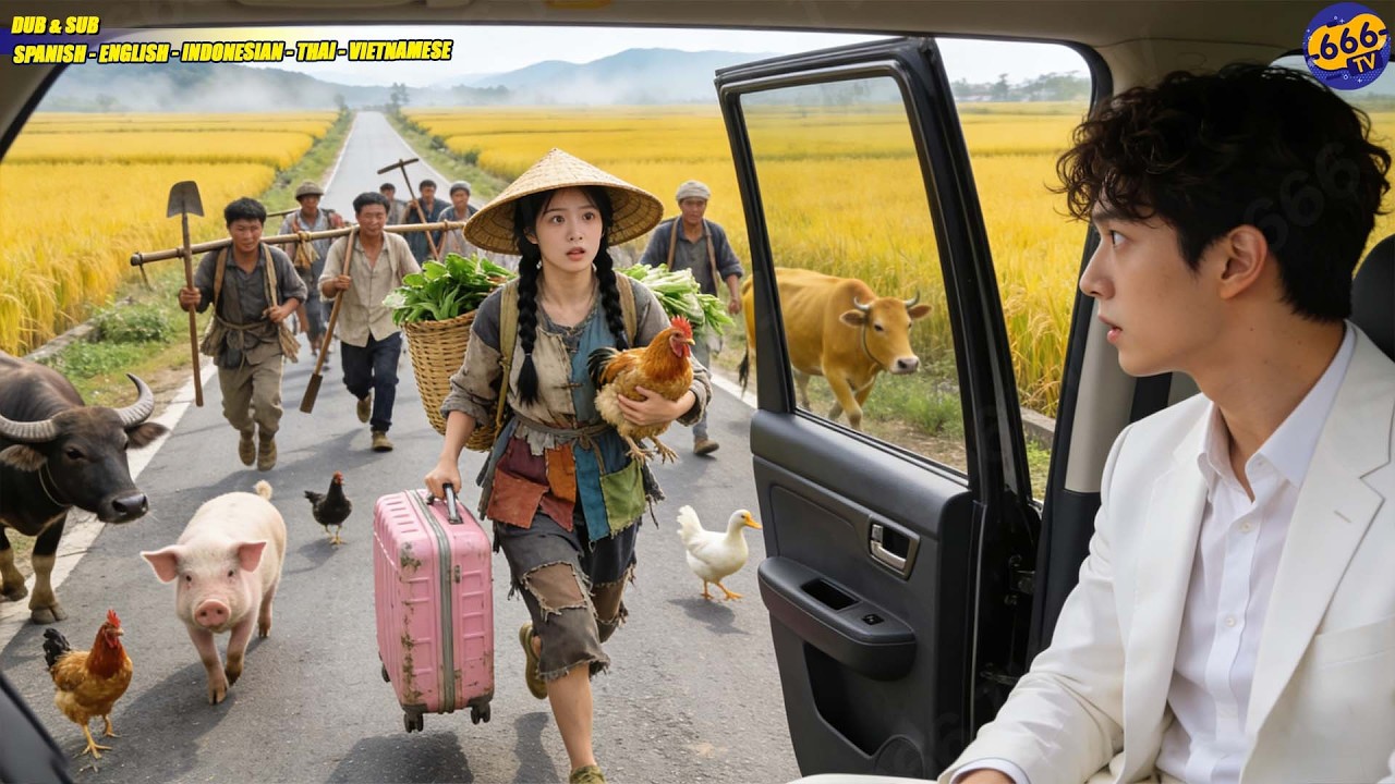 Chica Rural Vendida Por Su Madre Huye Al Auto De Un CEO, Él La Lleva A Casa Y Se Casa Con Ella