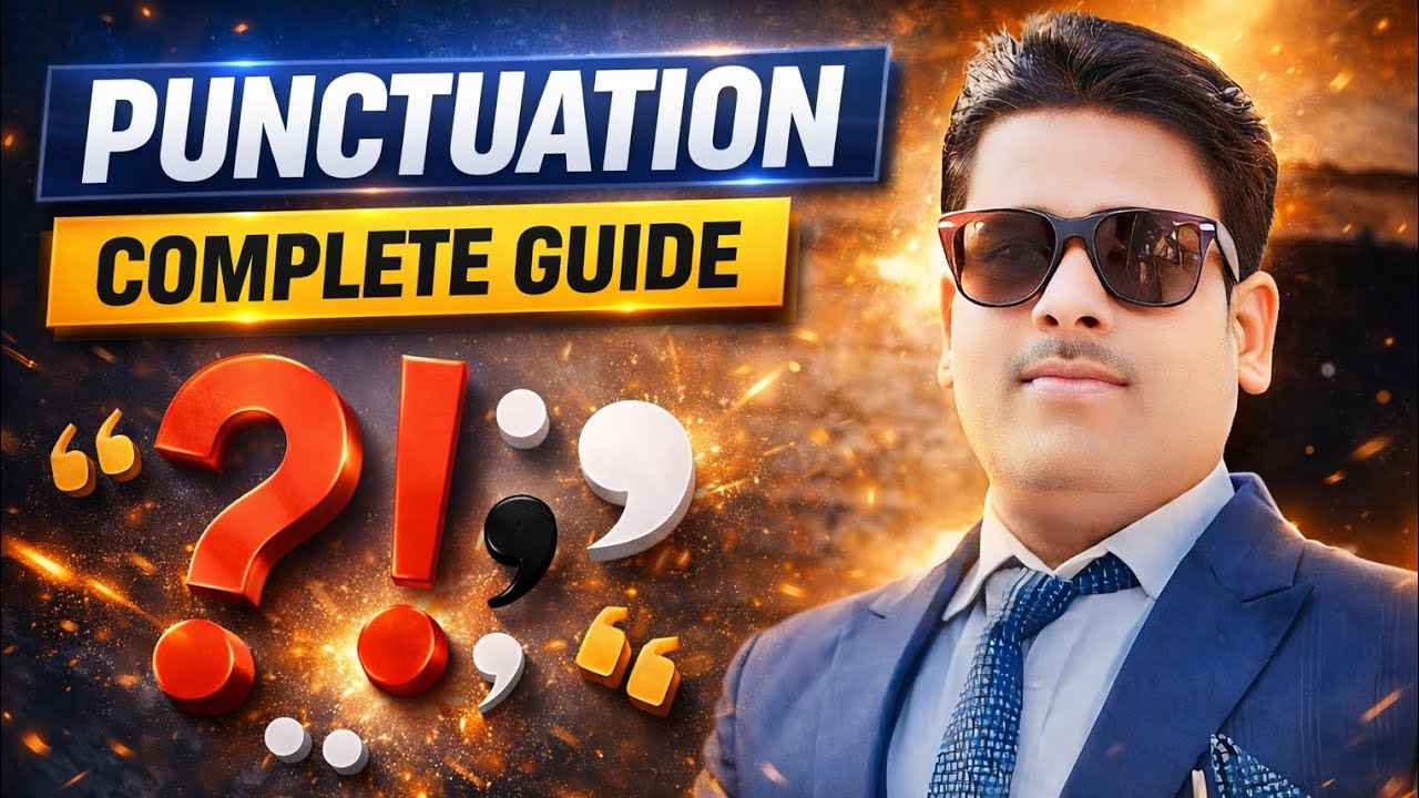 📚PUNCTUATION Complete Guide | 100% Exam Questions | English Grammar