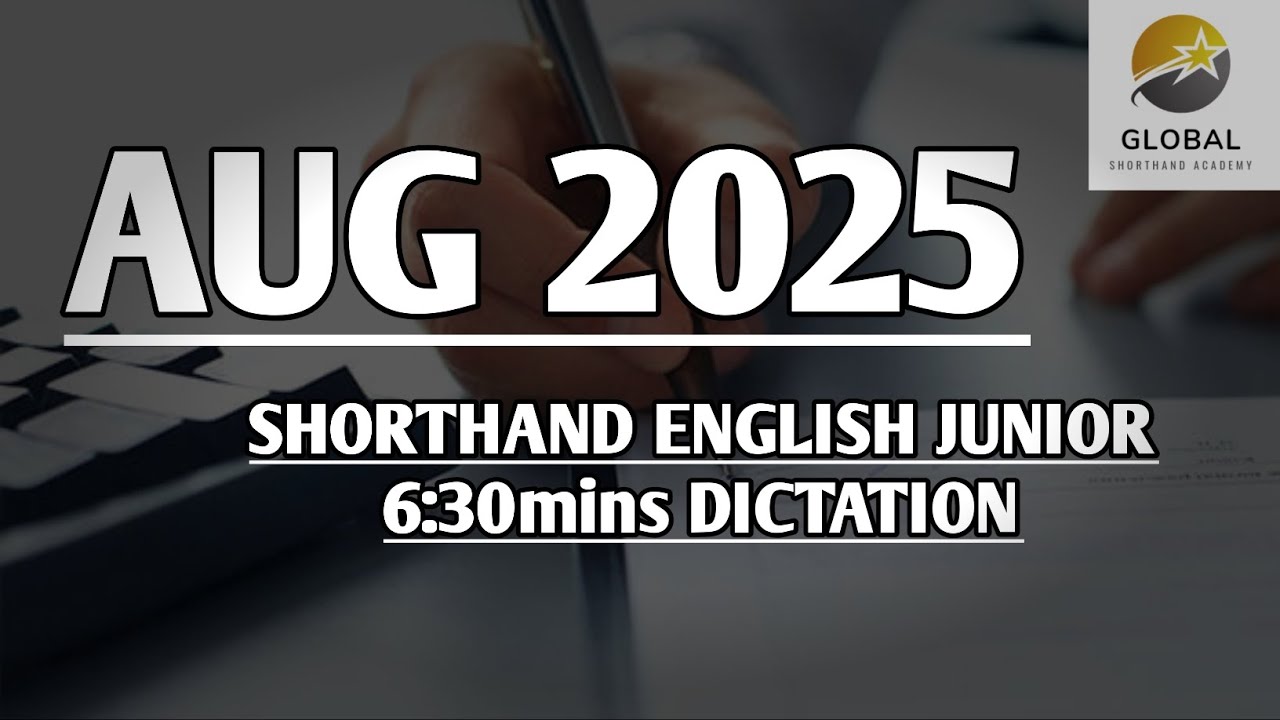 АВГУСТ 2025 АНГЛИЙСКИЙ СТЕНОГРАФИЯ, СКОРОСТЬ, ДИКТАНТЫ, 6:30 мин. 🔊✍🏼🏆✨