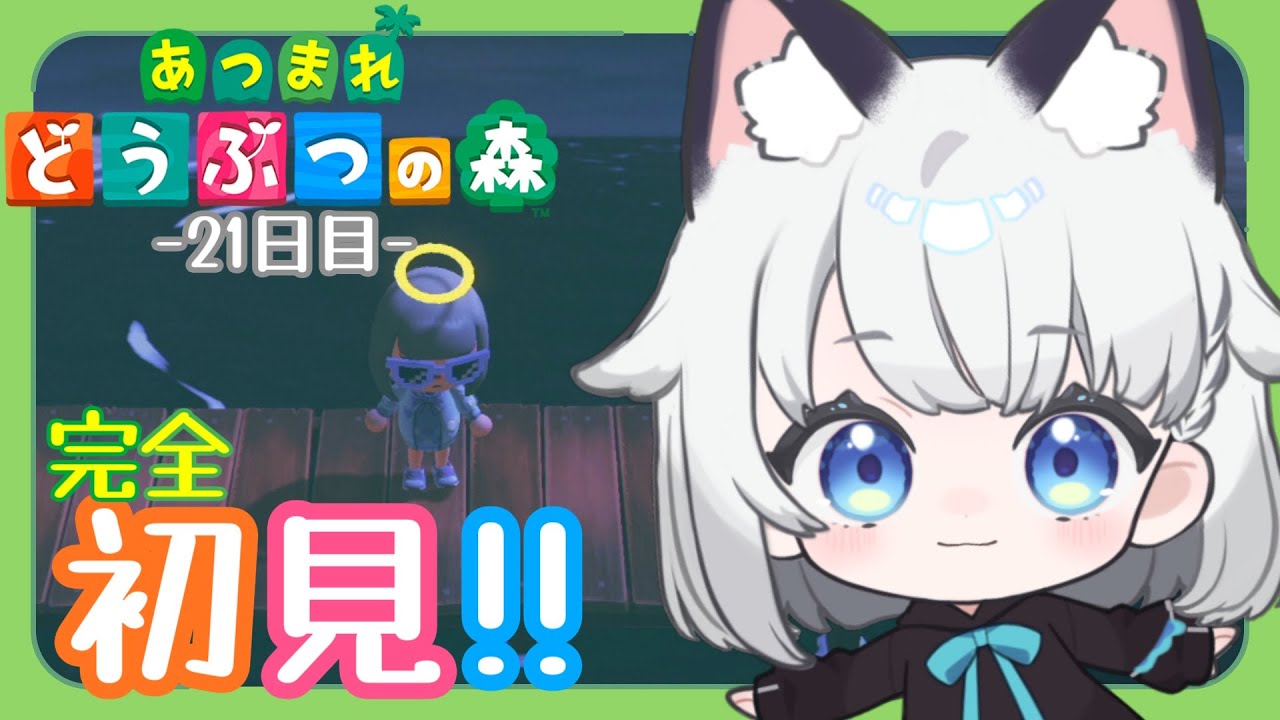 【あつまれどうぶつの森】完全初見!! 島暮らし21日目。【 #野良のあそび場】
