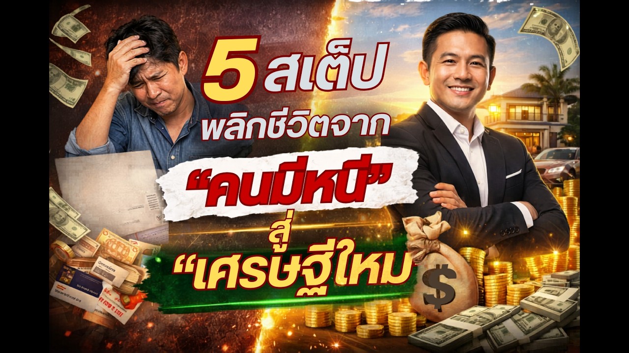5 สเต็ป พลิกชีวิตจาก ‘คนมีหนี้’ สู่ ‘เศรษฐีใหม่’