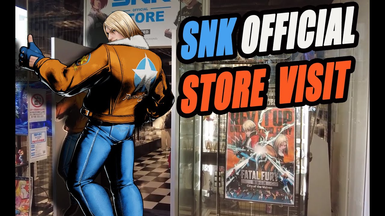 Visiting The SNK Official Store In Osaka, Japan!