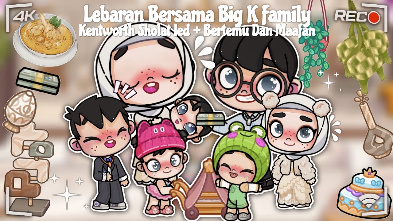 🌙✨ DRAMA AVATAR WORLD || LEBARAN BERSAMA BIG K FAMILY 😍💕 || KENTWORTH SHOLAT IED, BERTEMU & MAAFAN 💖