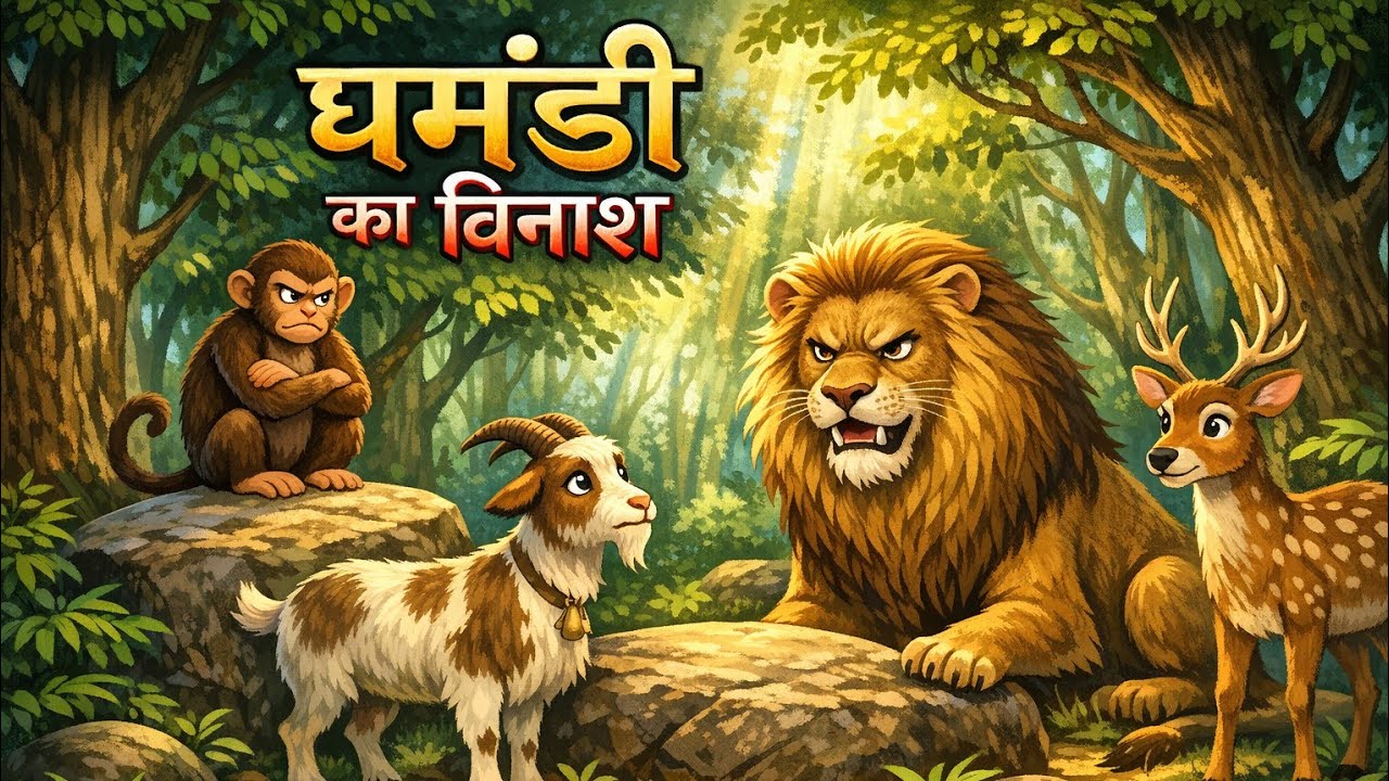 घमंडी का विनाश Il Hindi Kahani l Moral Story l Cartoon Kahaniya ll