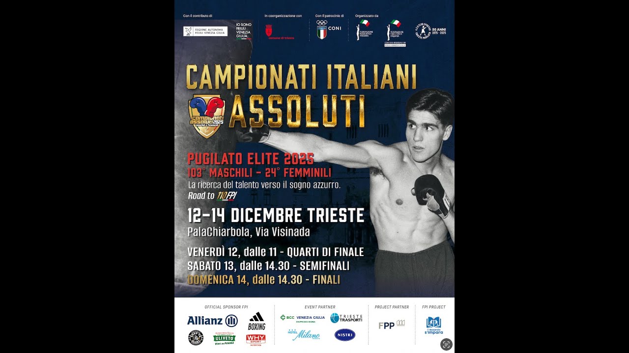 CAMPIONATI ITALIANI ASSOLUTI M/F TRIESTE 2025 | SEMIFINALS | RING A