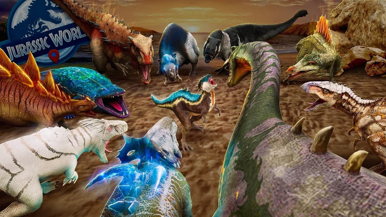 ЛОВИМ ДИНОЗАВРИКОВ В Jurassic World Alive