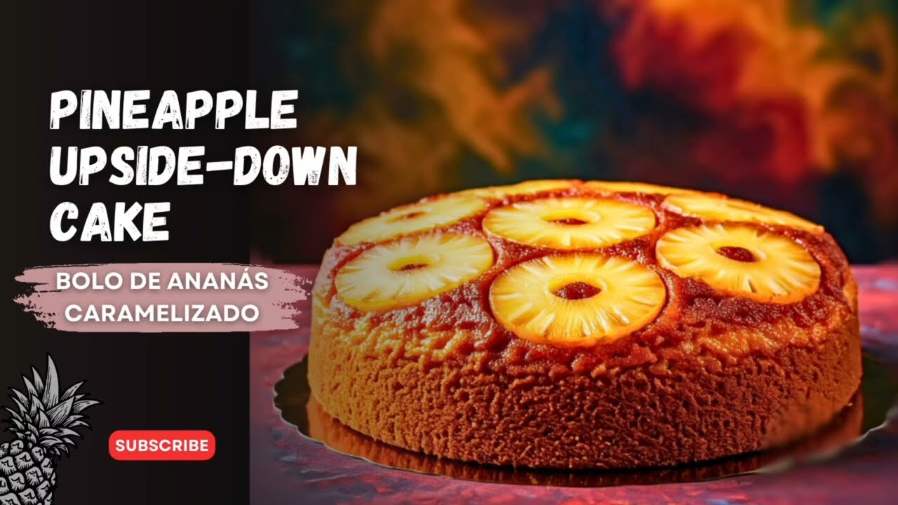 Pineapple Upside-Down Cake | Bolo de Ananás Caramelizado