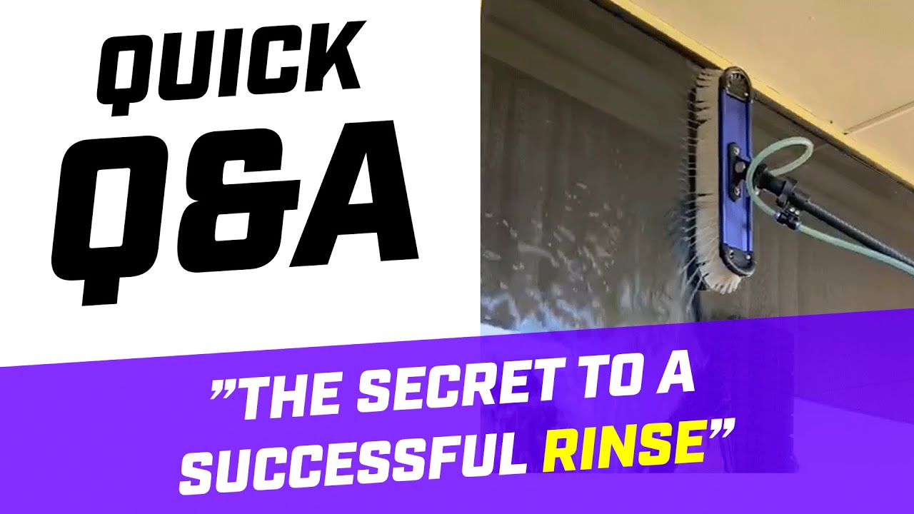 The Secret to a Successful Rinse