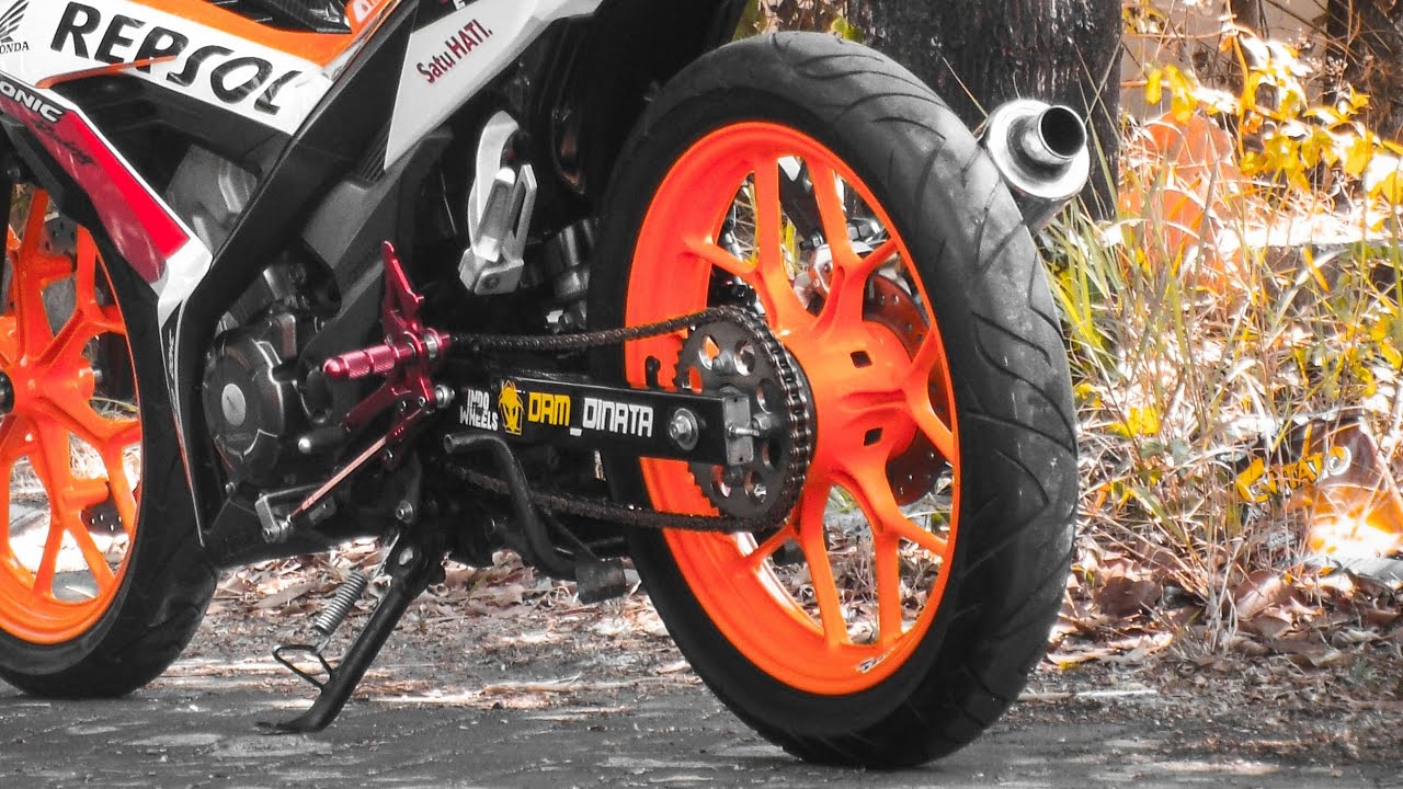 Honda sonic 150r ban depan 90/80 dan belakang 100/80 proporsional kah?