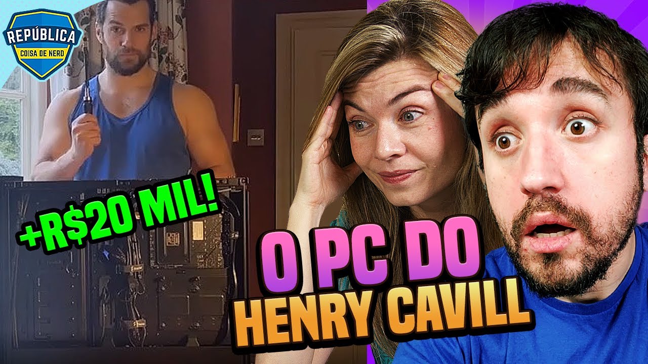 O PC DO SUPER-HOMEM! - Leon reage a Henry Cavill montando um computador