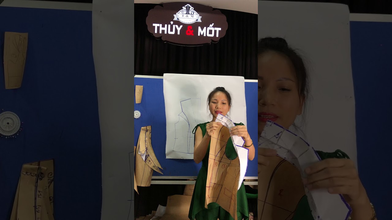 Video cắt cổ áo vest 2 ve rời của cô Phan Thuỷ