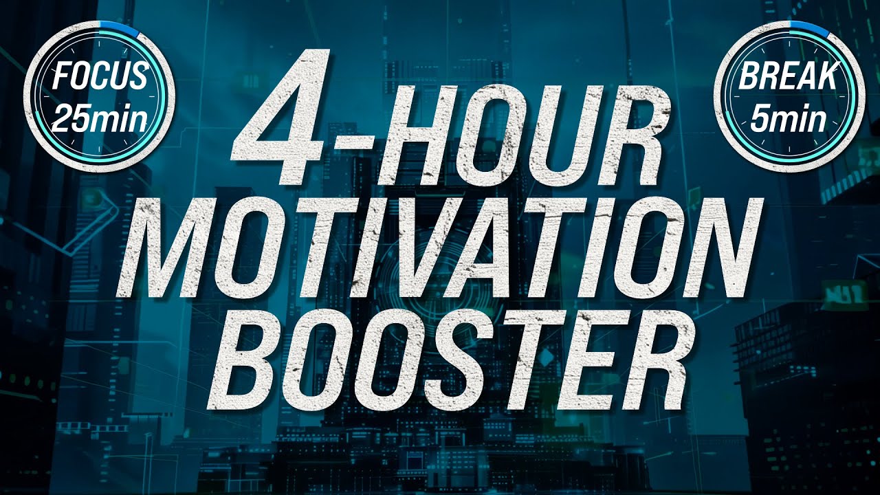 Boost Your Productivity with This 4-Hour EDM Pomodoro Timer | Focus Music for Study & Work
