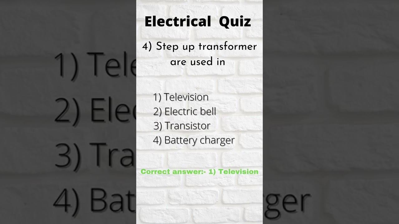 #electrical  #quiz  #electricaltransformer #mcq