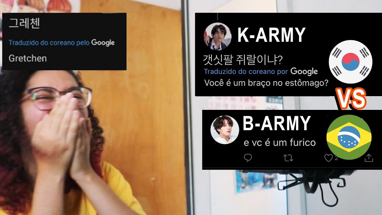 ARMYS BRASILEIRAS REVOLTADAS COM AS ARMYS COREANAS DEU EM MEME