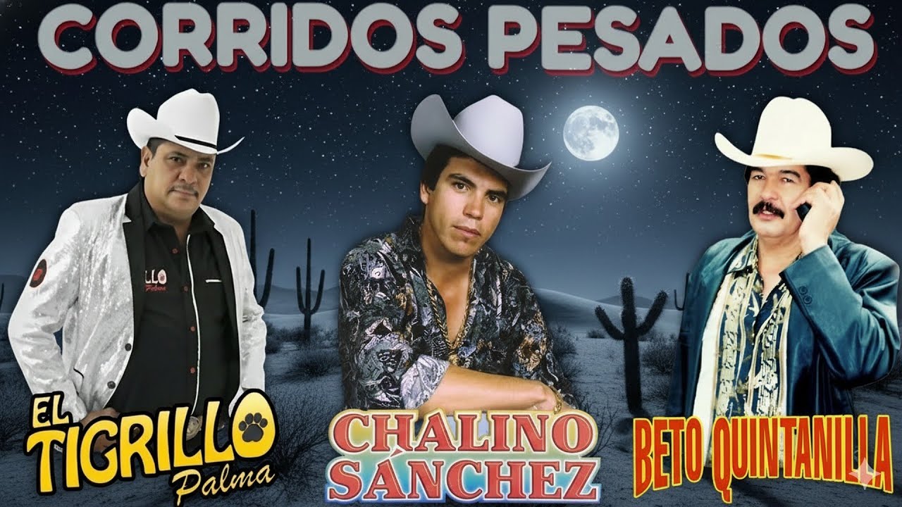 Chalino Sanchez, Beto Quintanilla y Tigrillo Palma Mix Para Pistear - Corridos Pesados Mix