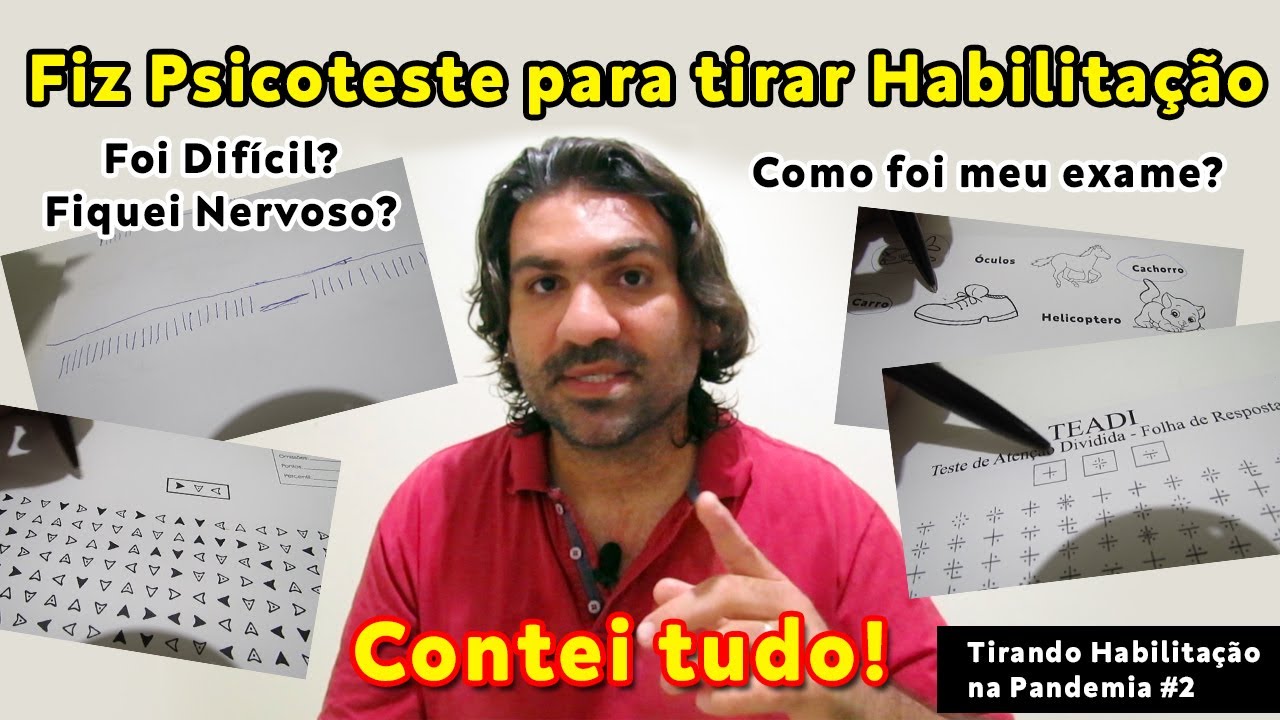 Como passar no Psicoteste do DETRAN de primeira | Tirando Habilitação na Pandemia | Parte #2
