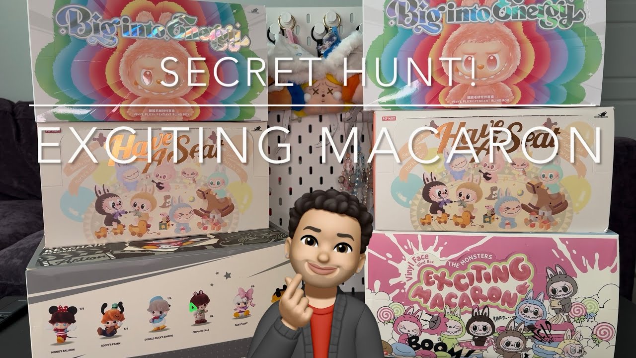 Pop Mart Secret Hunt - Labubu Exciting Macaron