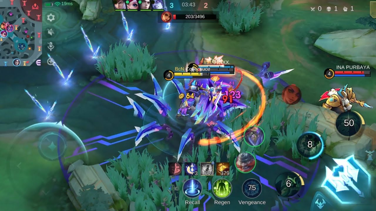 Franco dan Yve paling enak untuk combo stun || Esmeralda sok keras hahaha