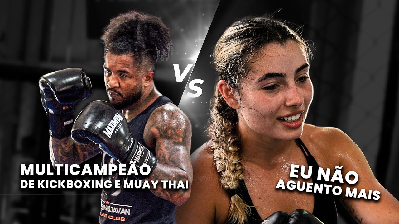 SPARRING COM CAMPEÃO DE KICKBOXING | wilson djavan / maria vieira / muay thai