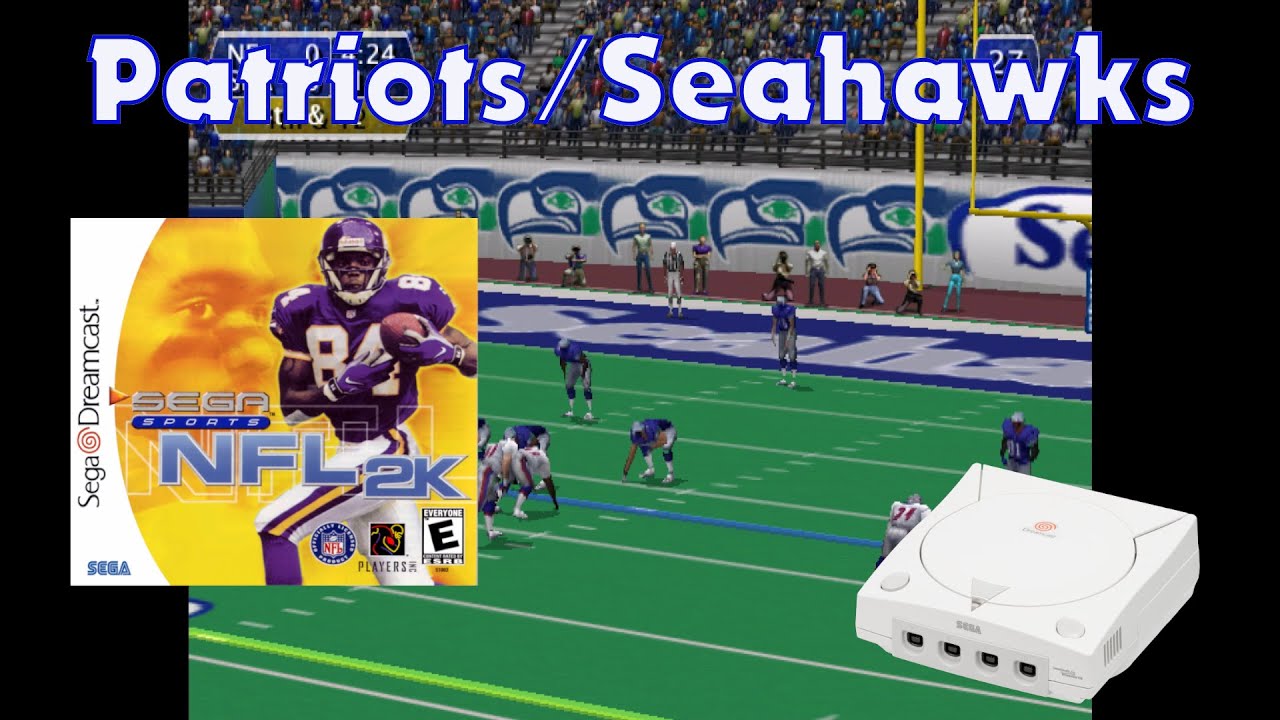 Patriots / Seahawks Sim - NFL 2K - Sega Dreamcast (1999)