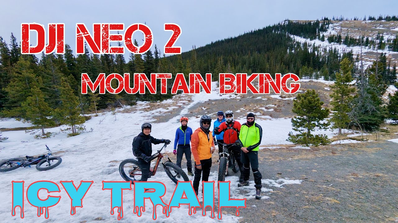 Icy Trail | Mountain Biking with DJI Neo 2