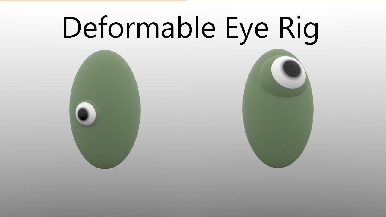 Deformable Eye Rig