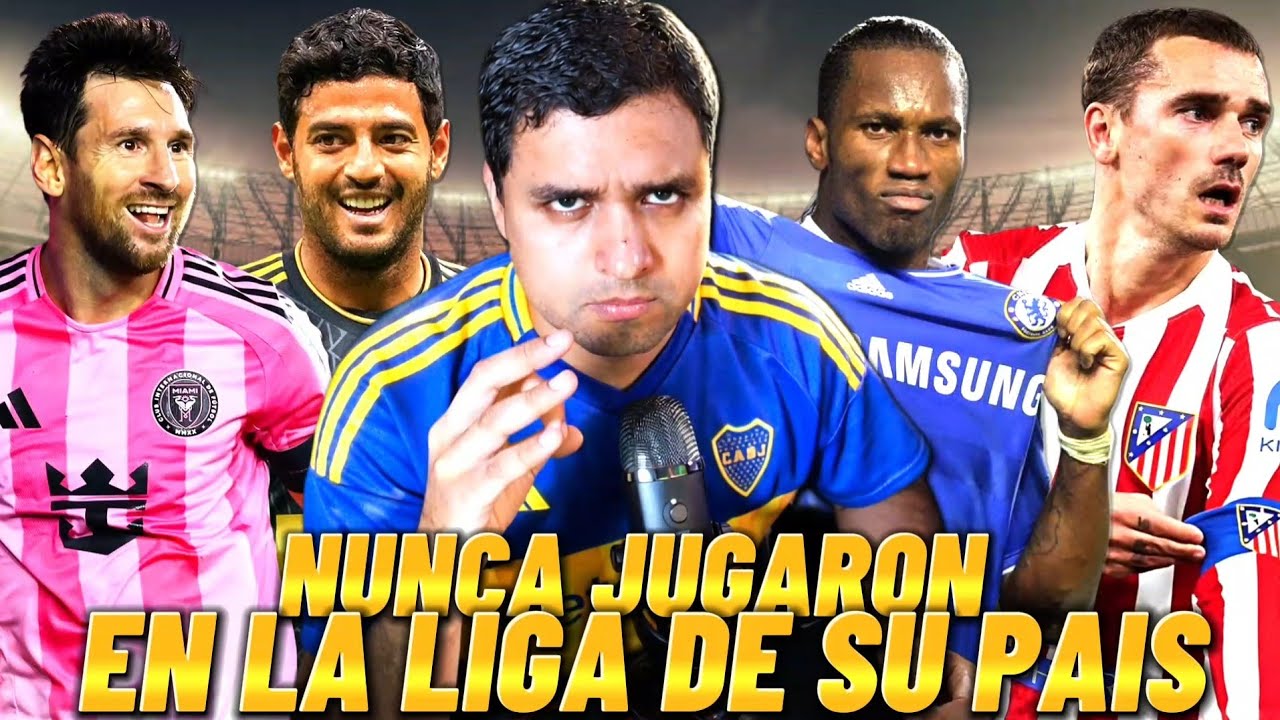 12 FUTBOLISTAS ESTRELLAS QUE NUNCA JUGAARON EN SU PAÍS. REACCIÓN PICANTE.