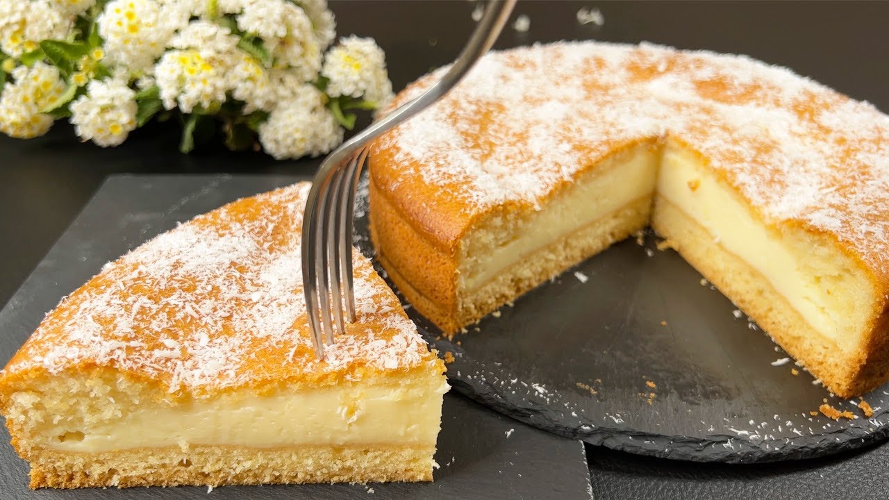 Berühmte italienische Zitronenkuchen, der die ganze Welt verrückt macht! Besser als Joghurtkuchen!