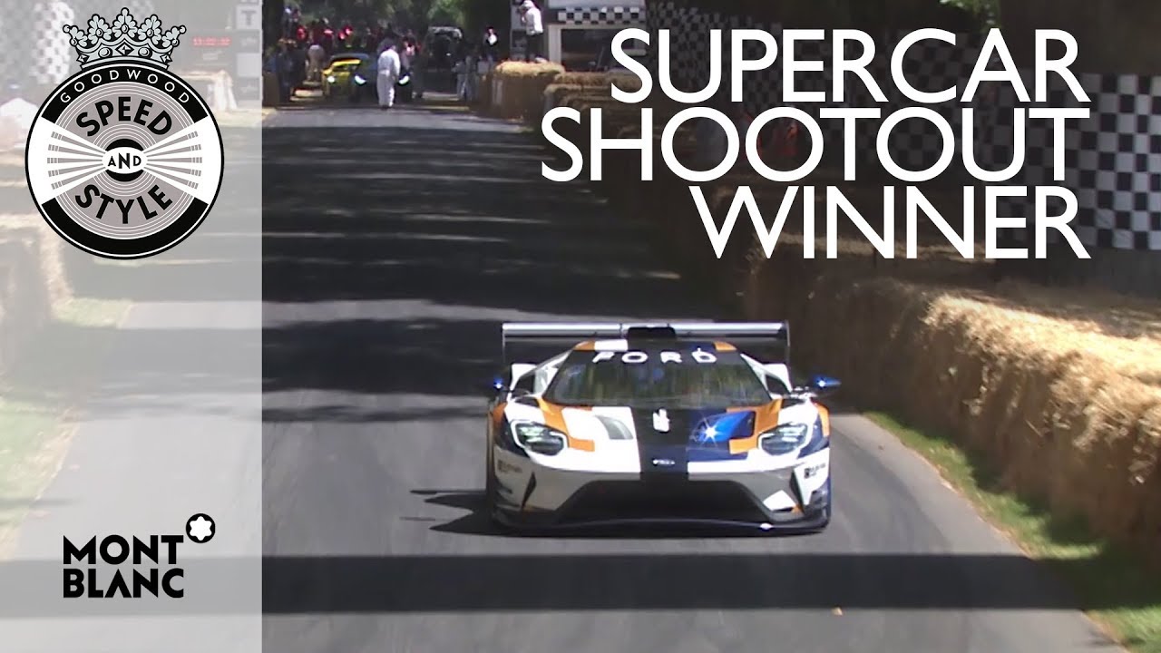 New Ford GT MkII wins Goodwood Supercar Shootout
