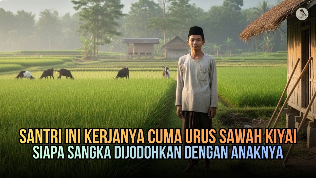 Jarang Ngaji! Santri Ini Kerjanya Cuma Urus Sawah Dan Kambing, Akhirnya Dijodohkan Dengan Anak Kiyai