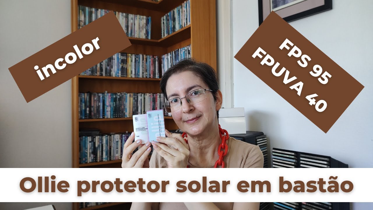 #UseiTodinho Ollie protetor solar em bastão incolor FPS 95 | Momento com Fernanda
