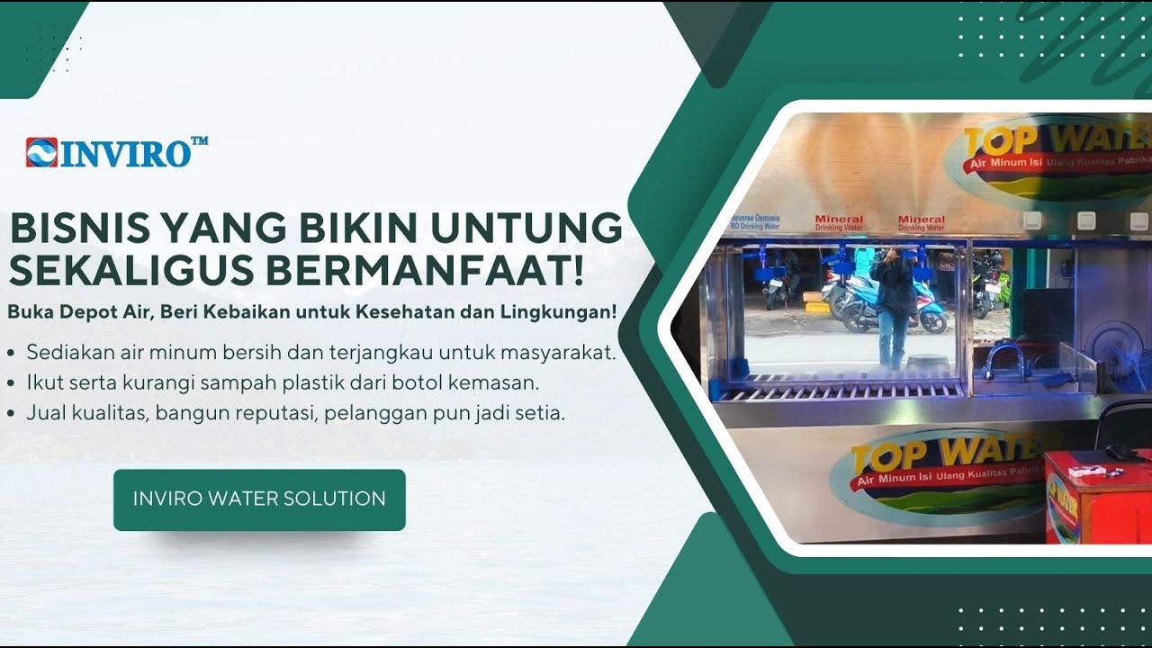 Paket Usaha Depot Air Minum Isi Ulang Terbaru Bahan Stainless🤟.