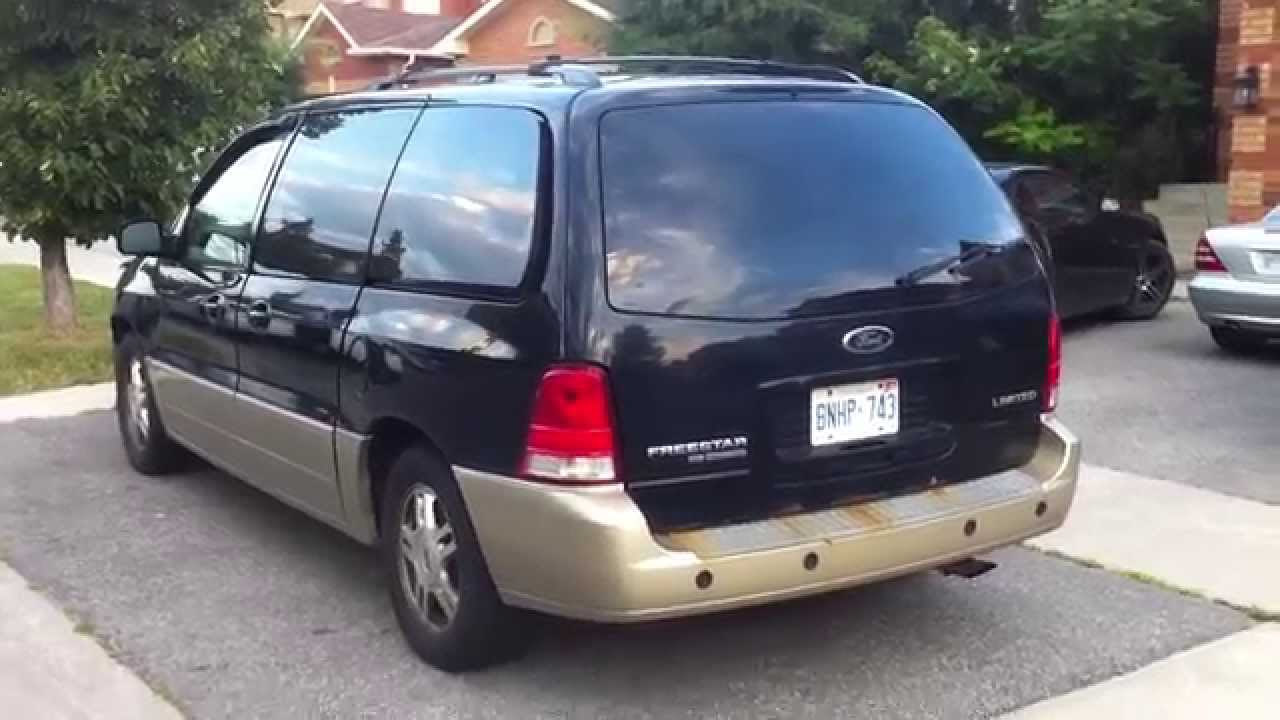 Запуск двигателя Ford Freestar Limited 2004 года и подробный обзор
