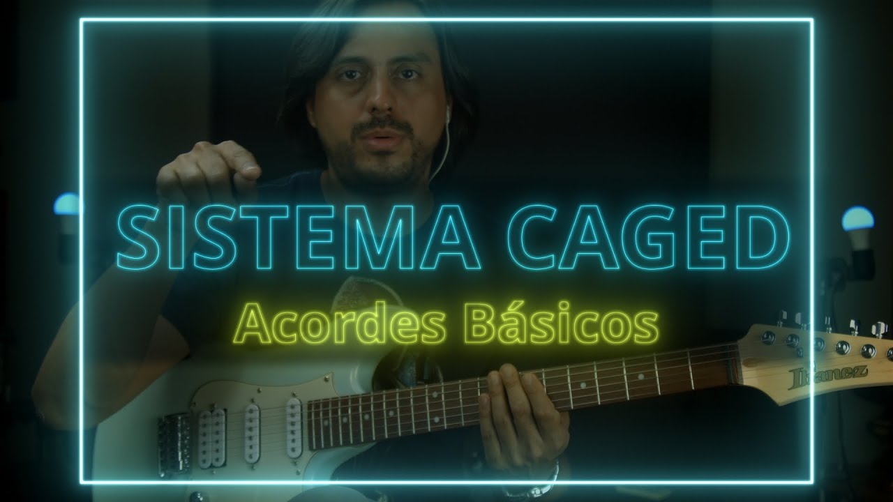 SISTEMA CAGED - Visualizar los acordes mayores en todo el diapasón