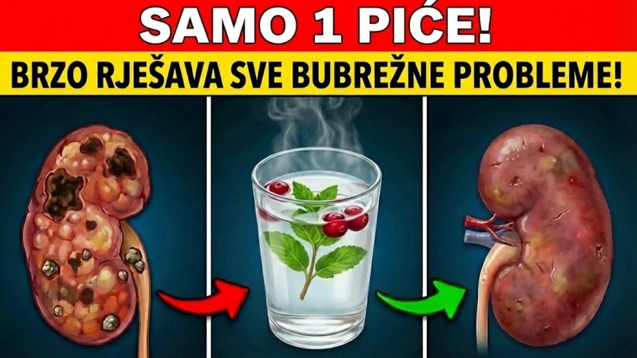 Ustajete S Oteklinama? Ovo Jeftino Piće ISPIRA Bubrege Za 48 Sati