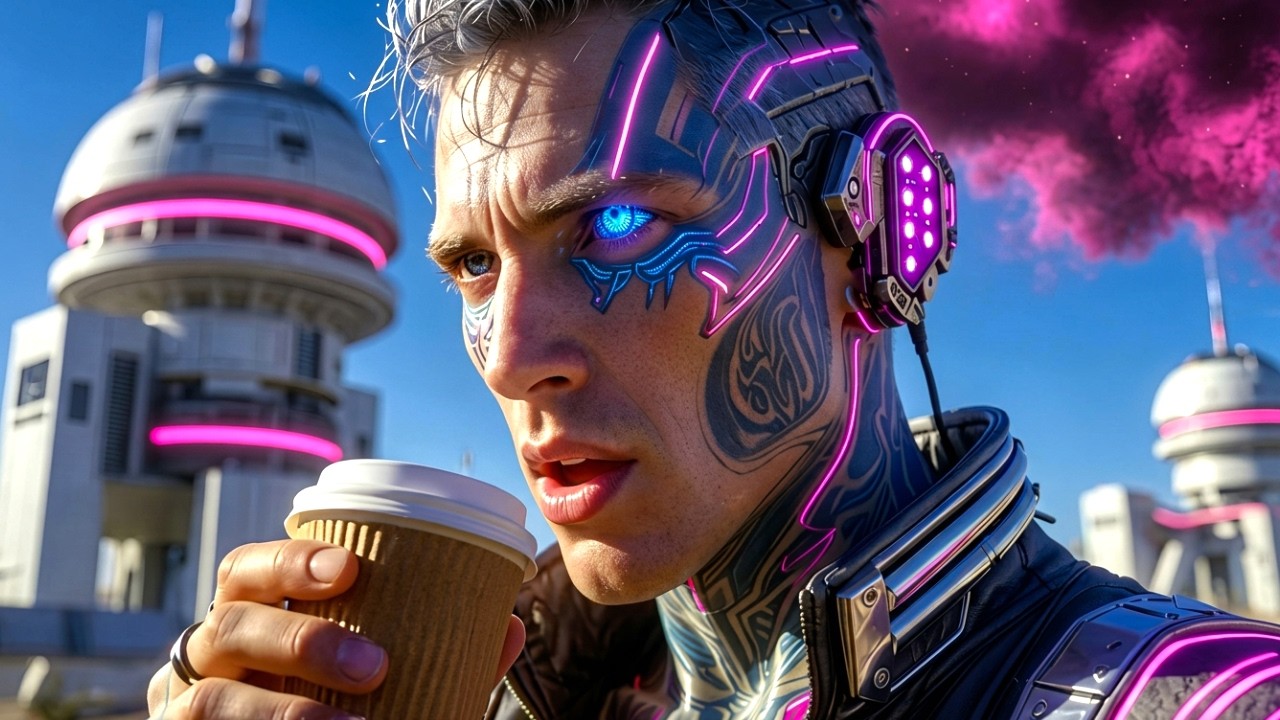 Cyberpunk City 2077 | Neon Futuristic Architecture & Cyberpunk Ambient 4K