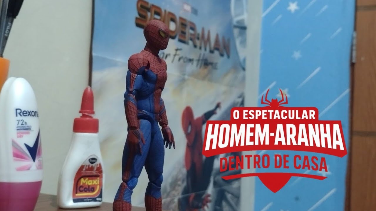 O espetacular Homem aranha dentro de casa//stop motion