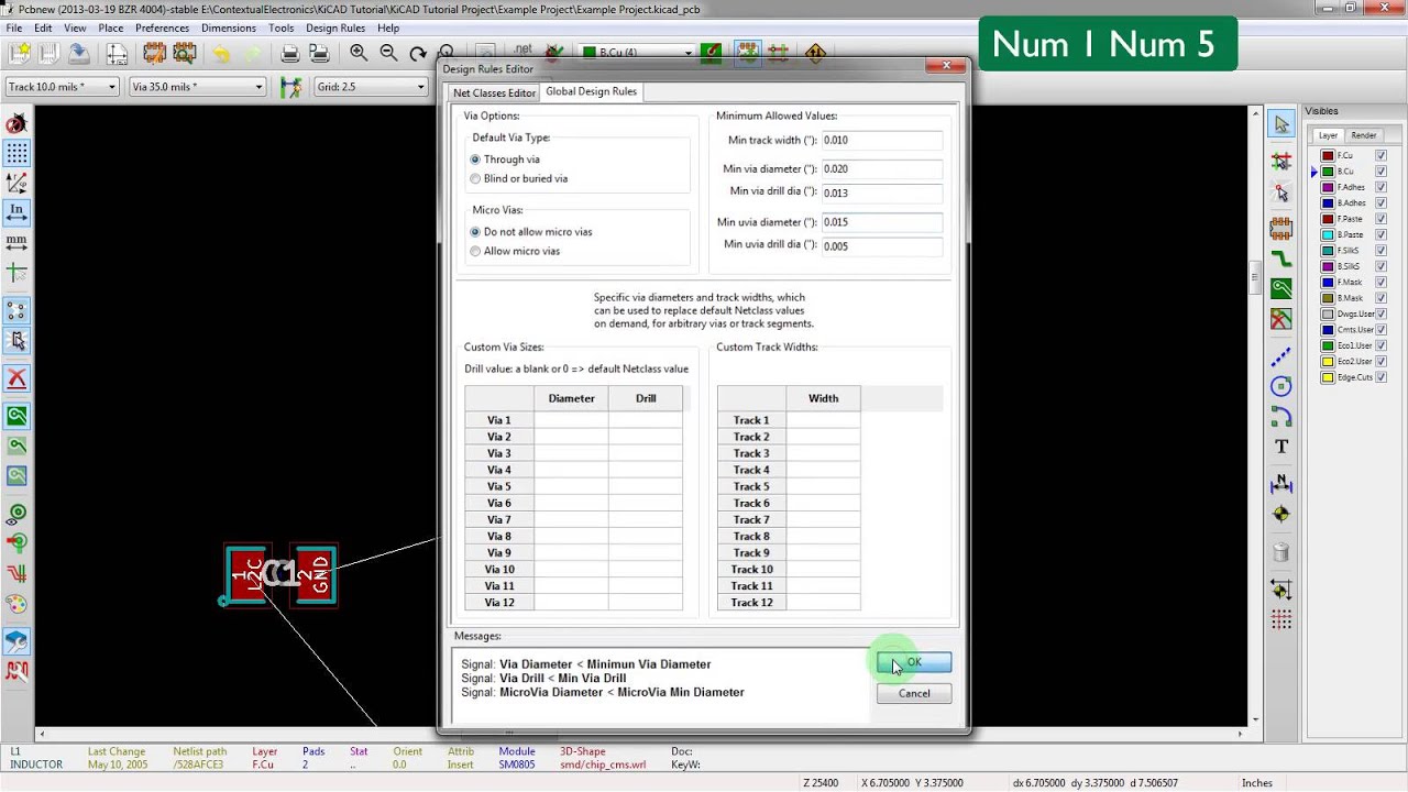 KiCad 3.0 - Using Netclasses for Layout In KiCad
