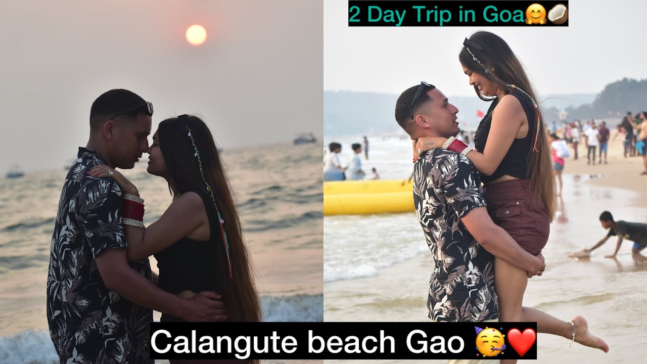 🥳❤️Aaj hum Gaye Calangute beach wowwww full enjoy🥳🥰#gaovlogg
