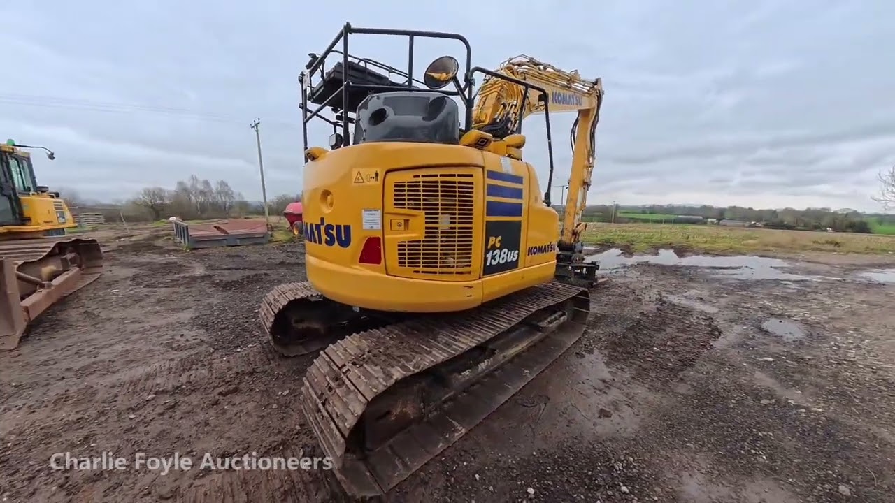 2022 Komatsu PC138US-11E0 Excavator - Farlam Landcare Auction, 25th March 2026, 10am GMT