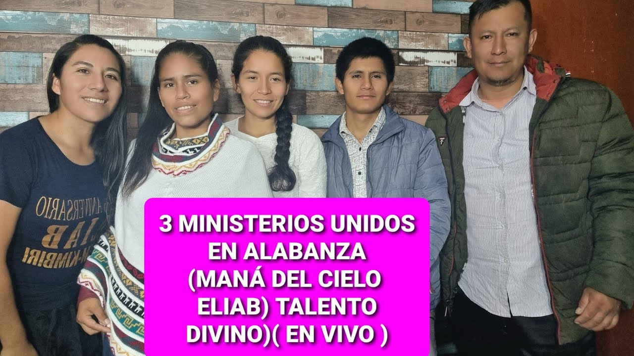 MANÁ DEL CIELO  ) ELIAB ) TALENTO DIVINO)  EN VIVO  ALABANZAS DE PODER  ESCUCHALO DIOS TE BENDIGA 🙏😉